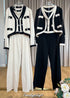 Casual Knitted Three Piece Set